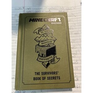 Minecraft The Survivors' Book of Secrets Mojang Hardcover Guide Del Rey 2016